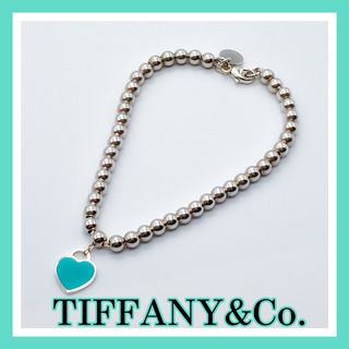 ティファニー(Tiffany & Co.)のティファニー　リターントゥハート　ブレスレット　ブルー　ボールチェーン　A267(ブレスレット/バングル)