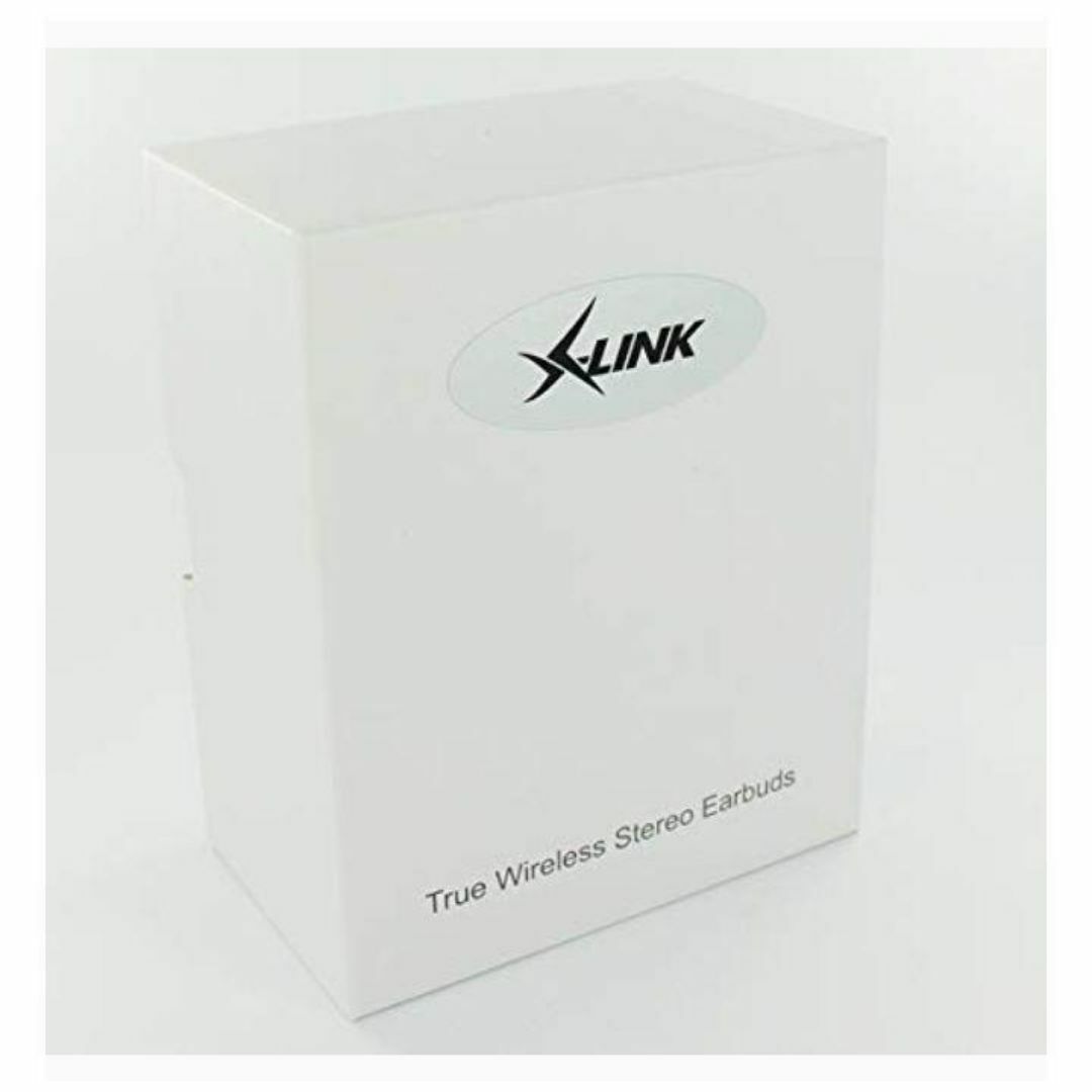 X-LINK ワイヤレスイヤホン 黒 bluetooth IPX5防水 スマホ/家電/カメラのオーディオ機器(その他)の商品写真