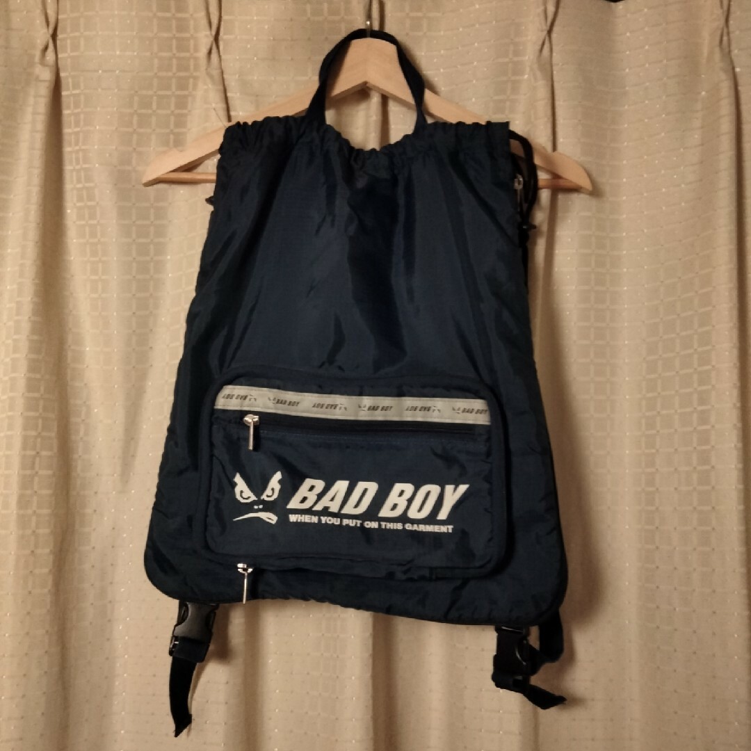 BADBOY(バッドボーイ)の【BAD BOY】00s ポケッタブルナップサック メンズのバッグ(バッグパック/リュック)の商品写真