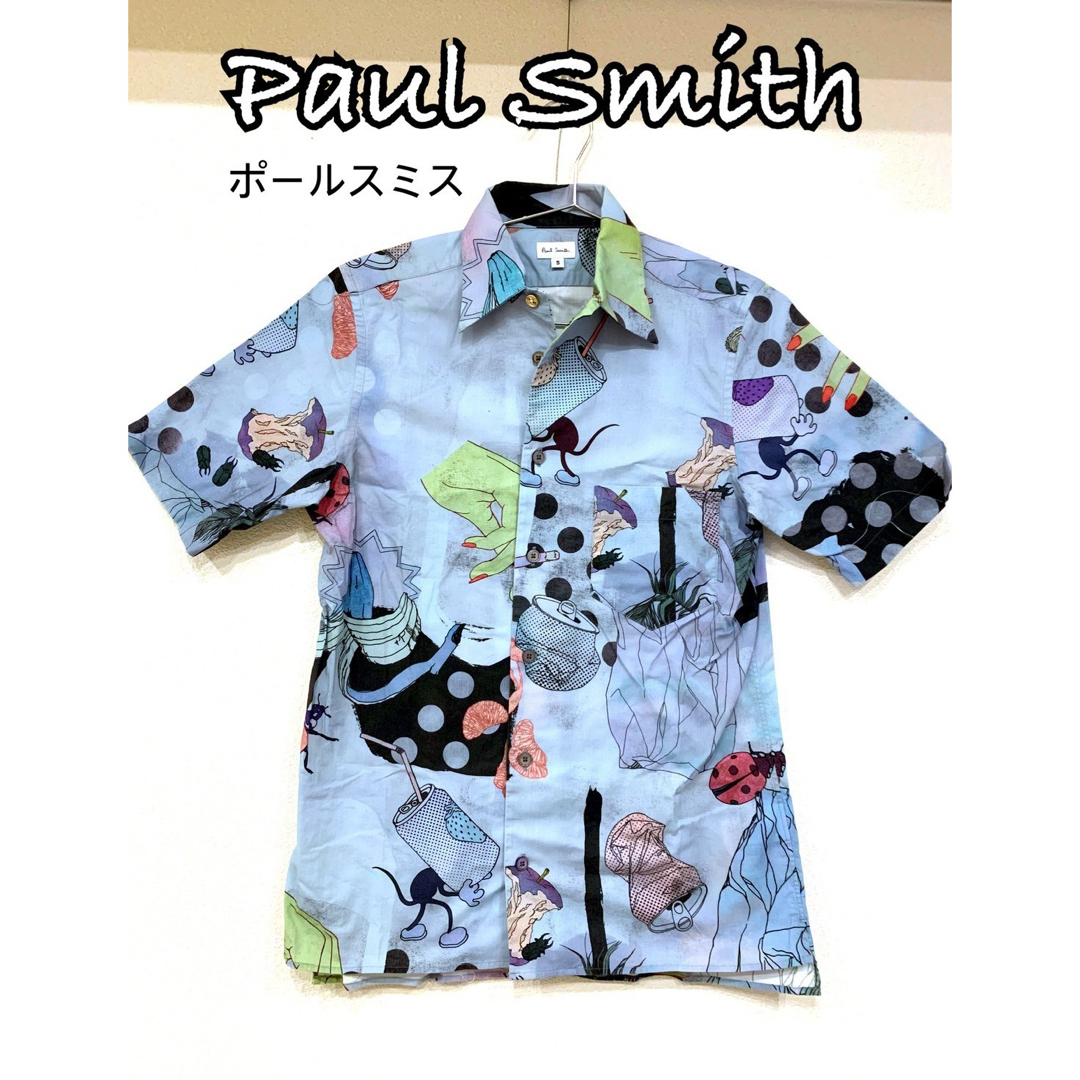 2024新商品 Smith Paul ポールスミス S. シャツ 開襟 半袖 モナー 2024新商品 Smith Paul ポールスミス S. シャツ 開襟 半袖 モナー