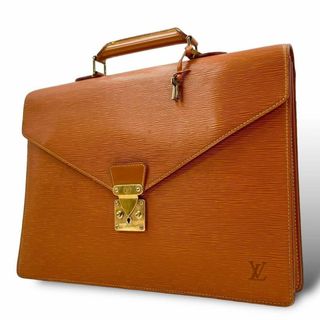 LOUIS VUITTON - 良品 ルイヴィトン ブリーフケース ビジネスバッグ エピ コンセイユ 茶