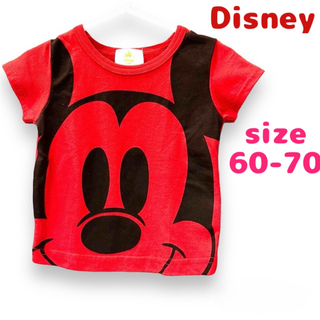 ディズニー(Disney)のDisney ミッキー 半袖 Tシャツ サイズ60-70 即日発送(Ｔシャツ)