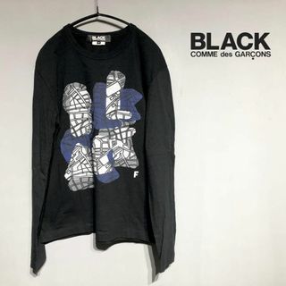 ブラックコムデギャルソン(BLACK COMME des GARCONS)のBLACK COMME des GARÇONS ギャルソン プリント ロンT(Tシャツ/カットソー(七分/長袖))