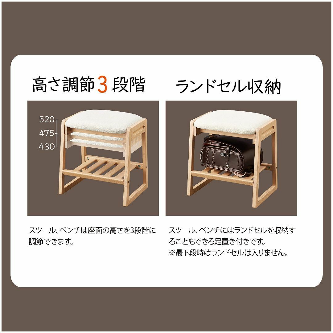 【色: ウォルナット×グレー】KOIZUMI(コイズミ) Faliss ファリス インテリア/住まい/日用品の収納家具(その他)の商品写真