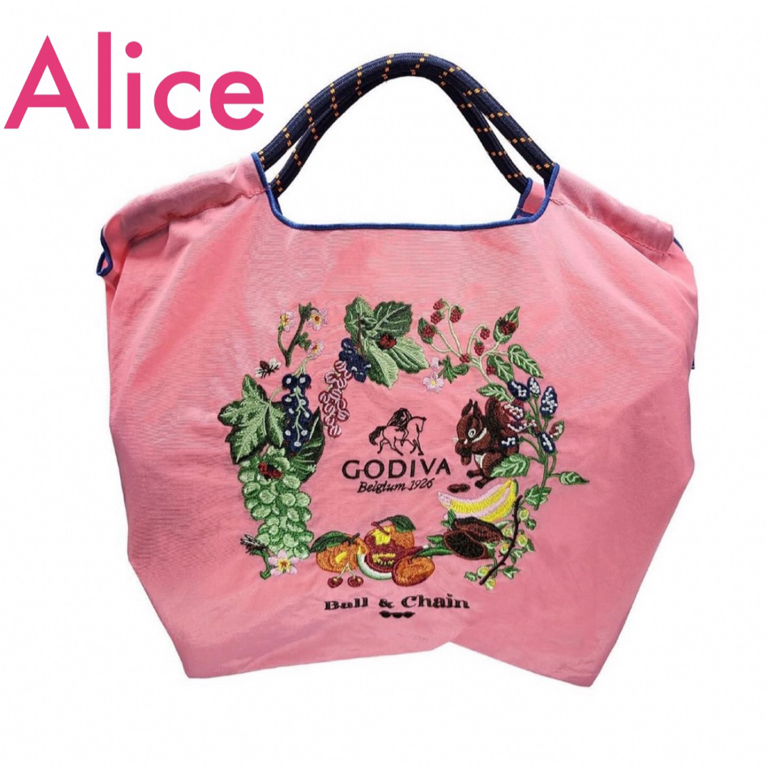 GODIVA(ゴディバ)のBall&Chain ボールアンドチェーン GODIVA MS ピンク レディースのバッグ(エコバッグ)の商品写真