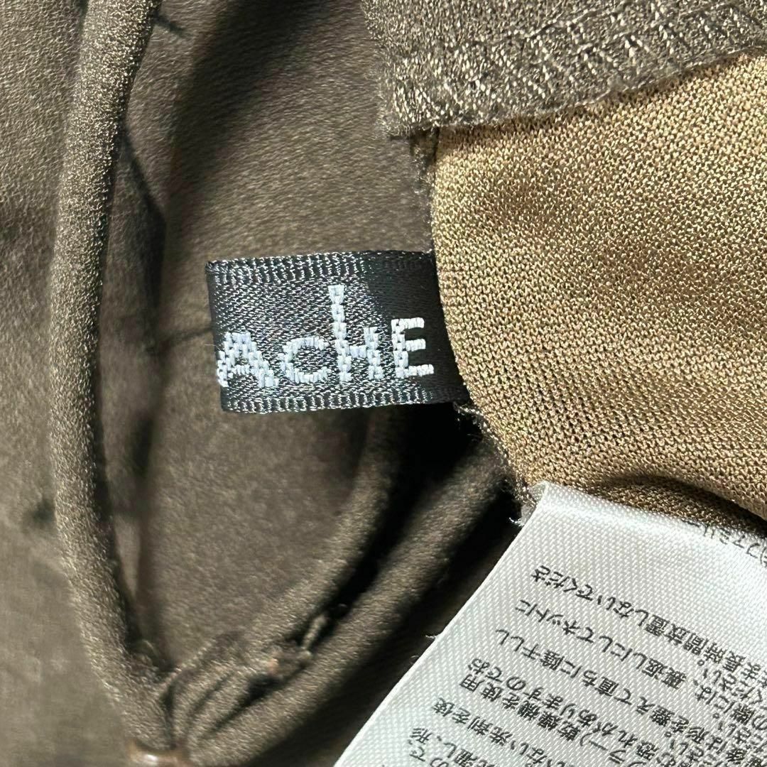 relacher(ルラシェ)の美品✨【RELACHE】キャミソールロングワンピース　ストレッチ　ブラウン　M レディースのワンピース(ロングワンピース/マキシワンピース)の商品写真