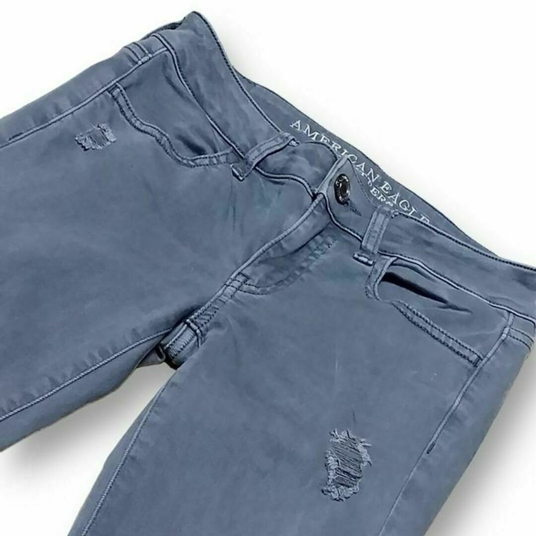 American Eagle(アメリカンイーグル)のアメリカンイーグル JEGGING SUPER STRETCH US00 グレイ レディースのパンツ(デニム/ジーンズ)の商品写真