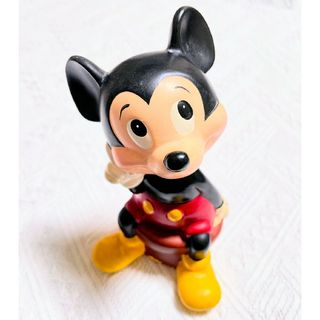 ミッキーマウス(ミッキーマウス)のDisney ミッキーマウス レトロ 貯金箱 置物(キャラクターグッズ)