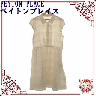 ペイトンプレイス(Peyton Place)のPEYTON PLACE ペイトンプレイス ワンピース ロング丈 袖なし ボタン(ロングワンピース/マキシワンピース)