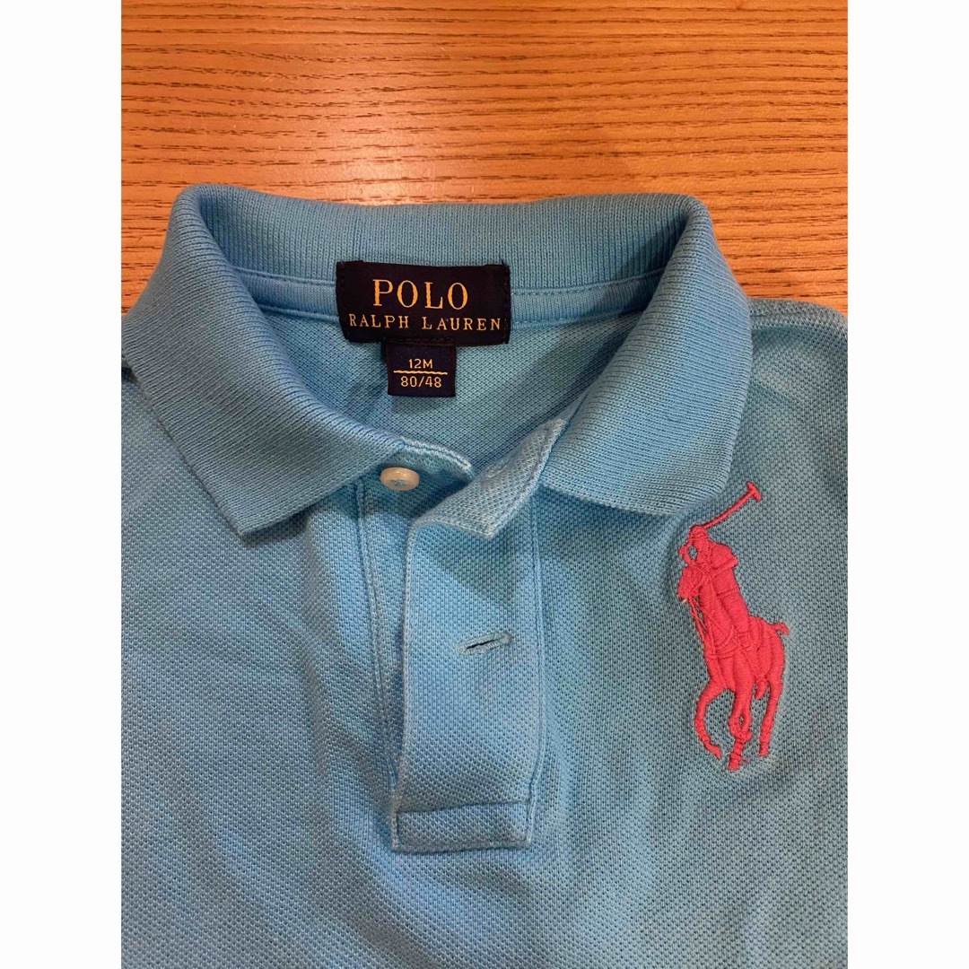 POLO RALPH LAUREN(ポロラルフローレン)のポロ　ラルフローレン　ポロシャツ キッズ/ベビー/マタニティのベビー服(~85cm)(シャツ/カットソー)の商品写真