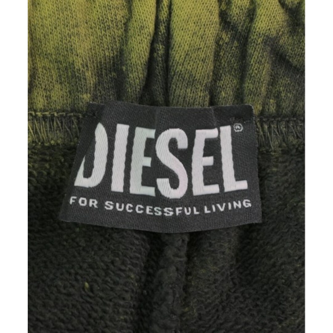 DIESEL(ディーゼル)のDIESEL ディーゼル スウェットパンツ S 黄x黒(総柄) 【古着】【中古】 メンズのパンツ(その他)の商品写真