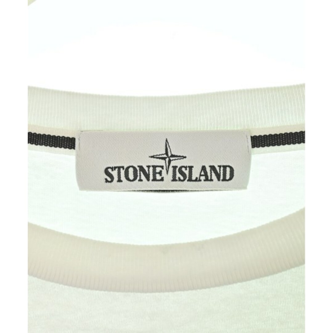 STONE ISLAND(ストーンアイランド)のSTONE ISLAND ストーンアイランド Tシャツ・カットソー XXL 白 【古着】【中古】 メンズのトップス(Tシャツ/カットソー(半袖/袖なし))の商品写真