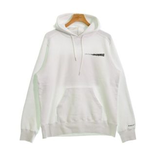 サカイ(sacai)のsacai サカイ パーカー 2(M位) 白 【古着】【中古】(パーカー)