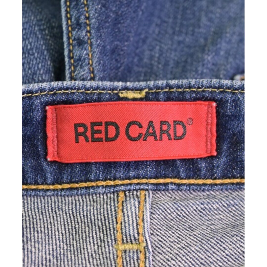 RED CARD(レッドカード)のRED CARD デニムパンツ 22(XS位) インディゴ(デニム) 【古着】【中古】 レディースのパンツ(デニム/ジーンズ)の商品写真