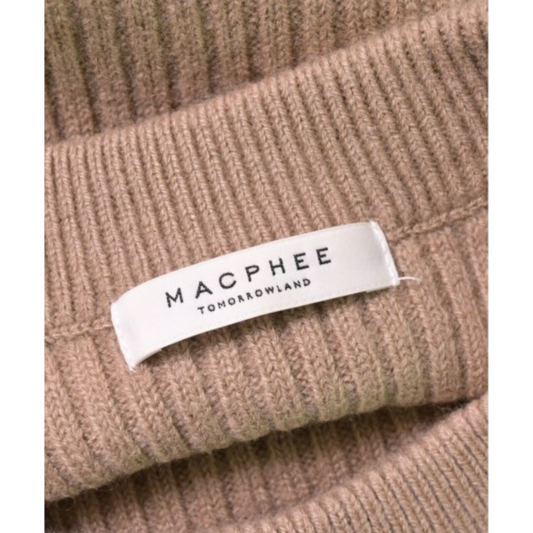 MACPHEE(マカフィー)のMACPHEE マカフィー ワンピース S キャメル 【古着】【中古】 レディースのワンピース(ひざ丈ワンピース)の商品写真