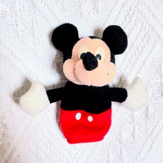 ミッキーマウス(ミッキーマウス)のDisney ミッキーマウス 指人形 パペット ぬいぐるみ(キャラクターグッズ)