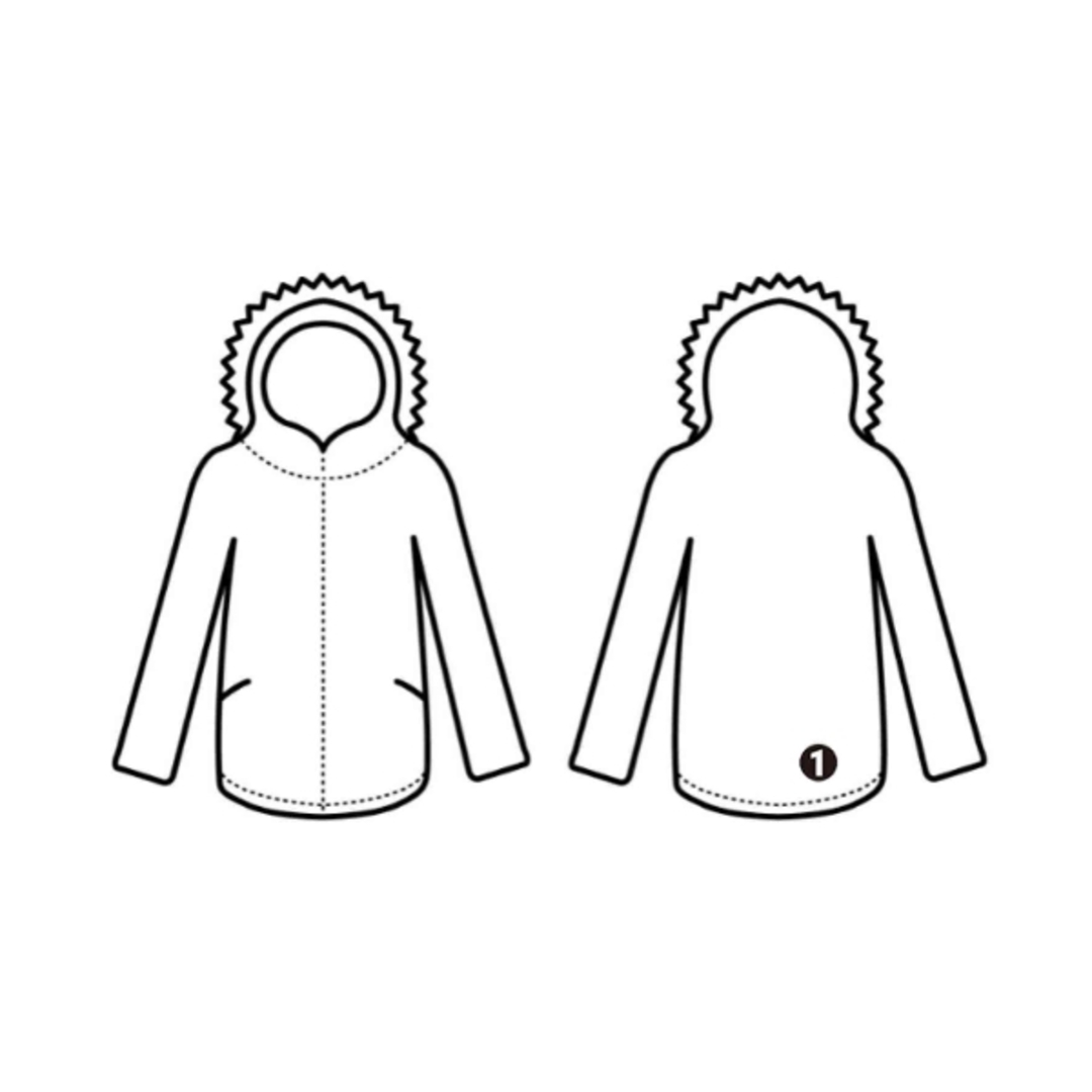 Engineered Garments(エンジニアードガーメンツ)のEngineered Garments モッズコート M 黒 【古着】【中古】 メンズのジャケット/アウター(モッズコート)の商品写真