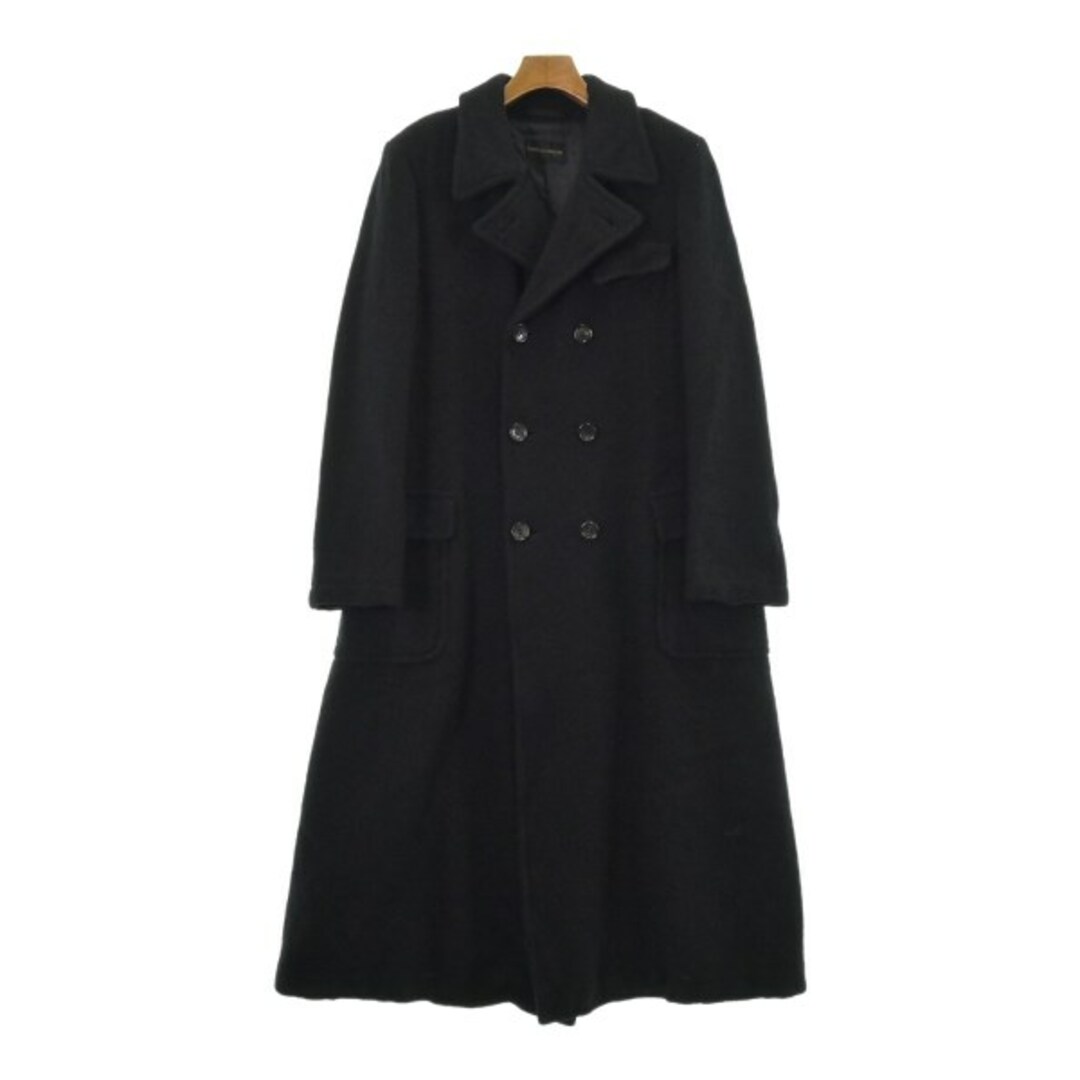 COMME des GARCONS(コムデギャルソン)のCOMME des GARCONS チェスターコート -(M位) 黒 【古着】【中古】 レディースのジャケット/アウター(チェスターコート)の商品写真