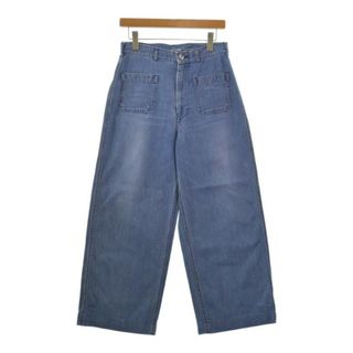 45R デニムパンツ 2(M位) インディゴ(デニム) 【古着】【中古】