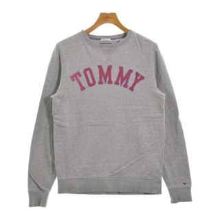 トミーヒルフィガー(TOMMY HILFIGER)のTOMMY HILFIGER トミーヒルフィガー スウェット S グレー 【古着】【中古】(スウェット)