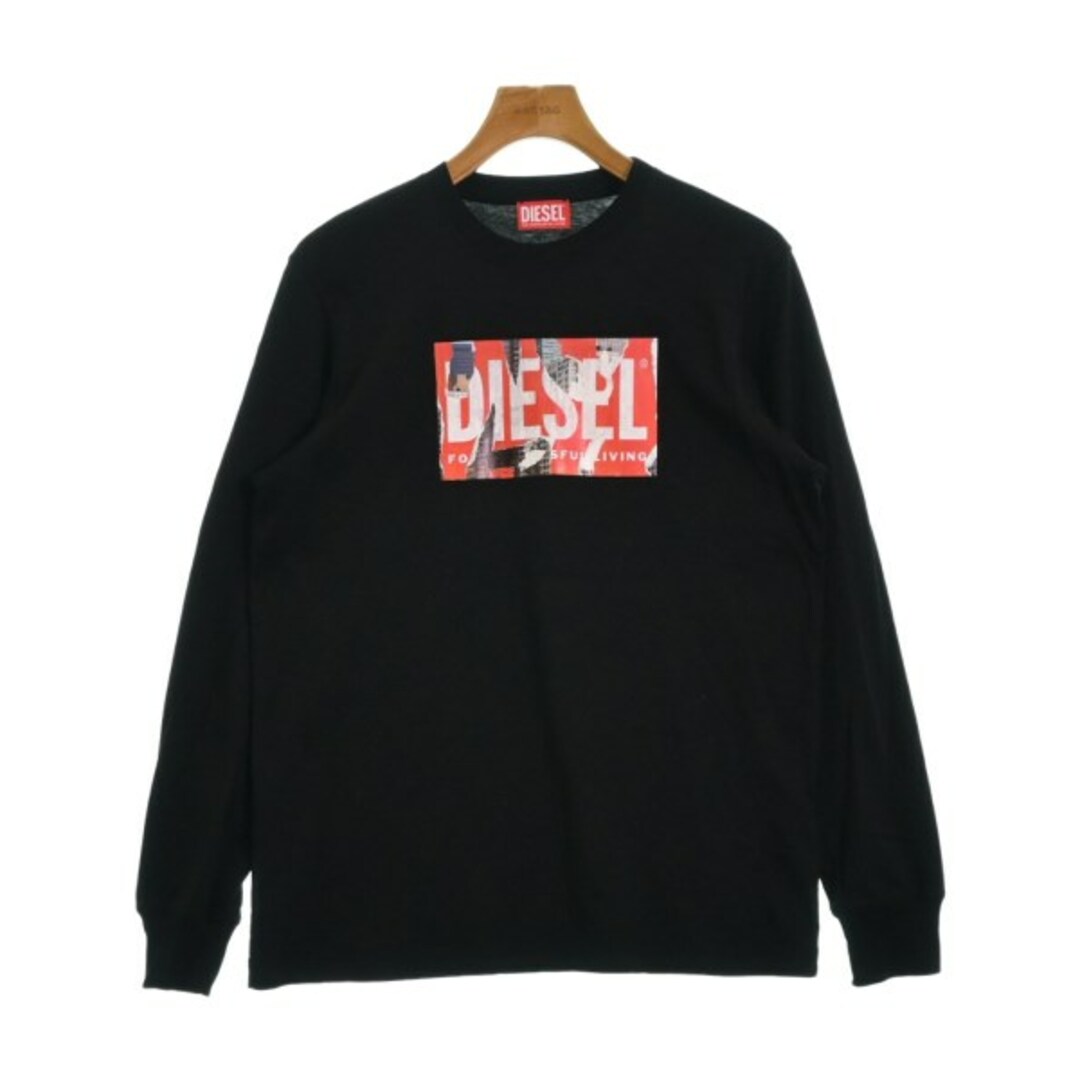 DIESEL(ディーゼル)のDIESEL ディーゼル Tシャツ・カットソー S 黒 【古着】【中古】 メンズのトップス(Tシャツ/カットソー(半袖/袖なし))の商品写真