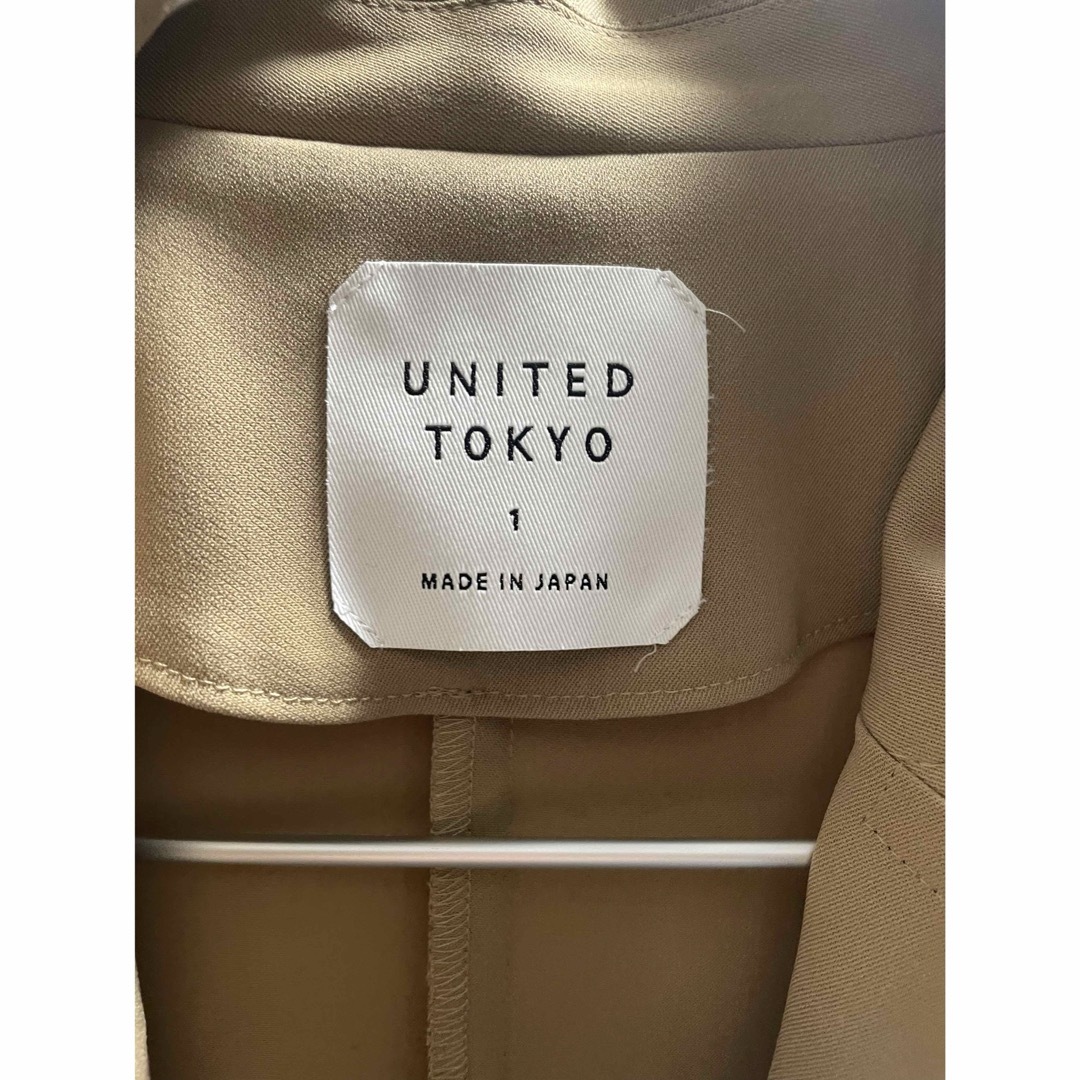 UNITED TOKYO(ユナイテッドトウキョウ)のユナイテッドトウキョウ  UNITEDTOKYO 半袖トレンチワンピース レディースのワンピース(ひざ丈ワンピース)の商品写真