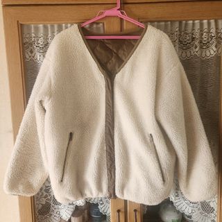 ダブルクローゼット(w closet)のw closet ボアコート キルティングコート リバーシブル(その他)