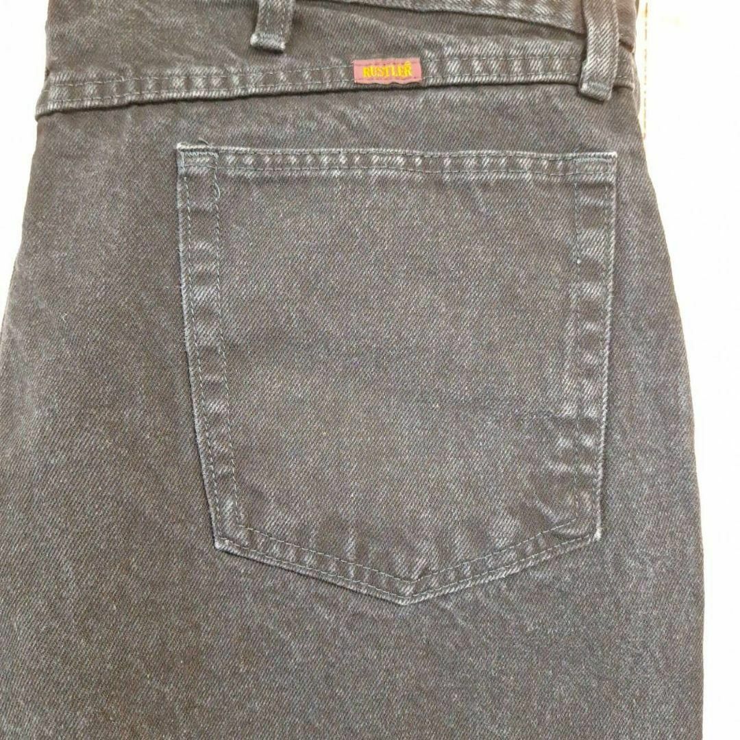 Wrangler(ラングラー)の【希少】ラスラーブラックデニムパンツメキシコ製W38L29（1016） メンズのパンツ(デニム/ジーンズ)の商品写真