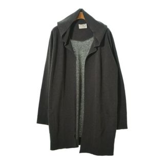 アニオナ(Agnona)のAGNONA アニオナ カーディガン M 茶 【古着】【中古】(カーディガン)