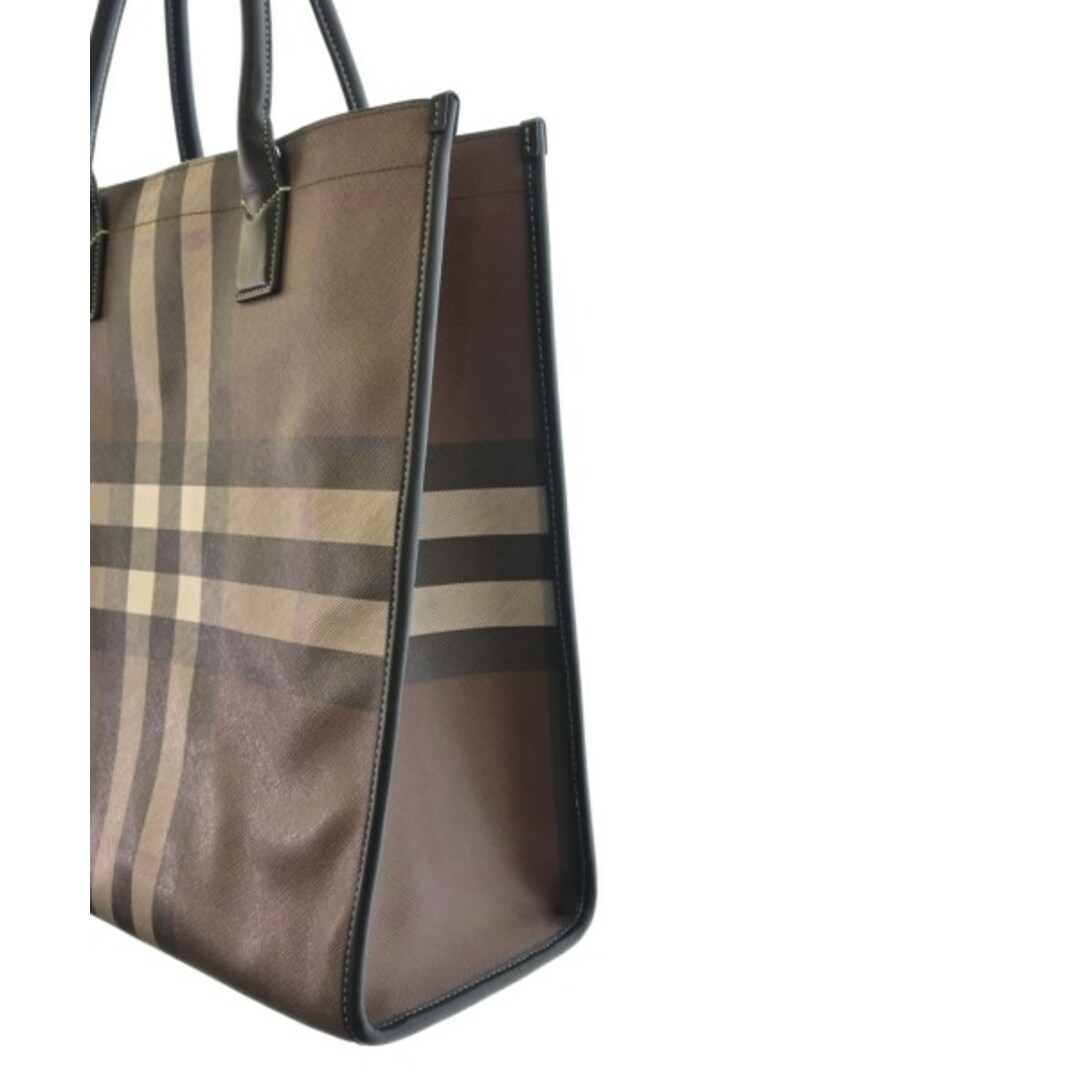 BURBERRY(バーバリー)のBURBERRY バーバリー トートバッグ - 茶(チェック) 【古着】【中古】 メンズのバッグ(トートバッグ)の商品写真