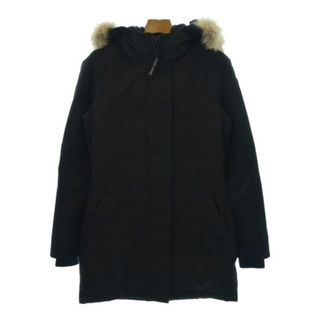 カナダグース(CANADA GOOSE)のCANADA GOOSE カナダグース ダウンコート XS 黒 【古着】【中古】(ダウンコート)