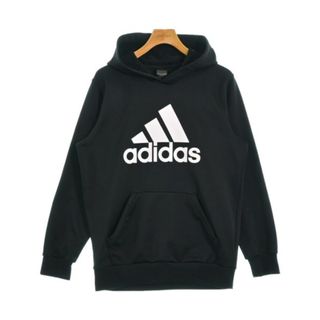 アディダス(adidas)のadidas アディダス パーカー F 黒 【古着】【中古】(パーカー)