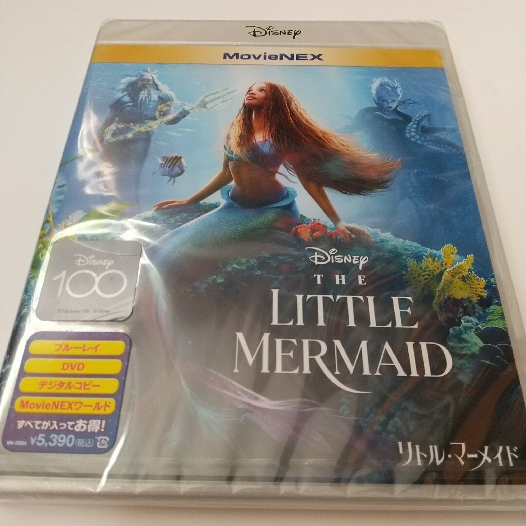 Disney(ディズニー)の「リトルマーメイド　実写版」ブルーレイ純正ケース付き エンタメ/ホビーのDVD/ブルーレイ(外国映画)の商品写真