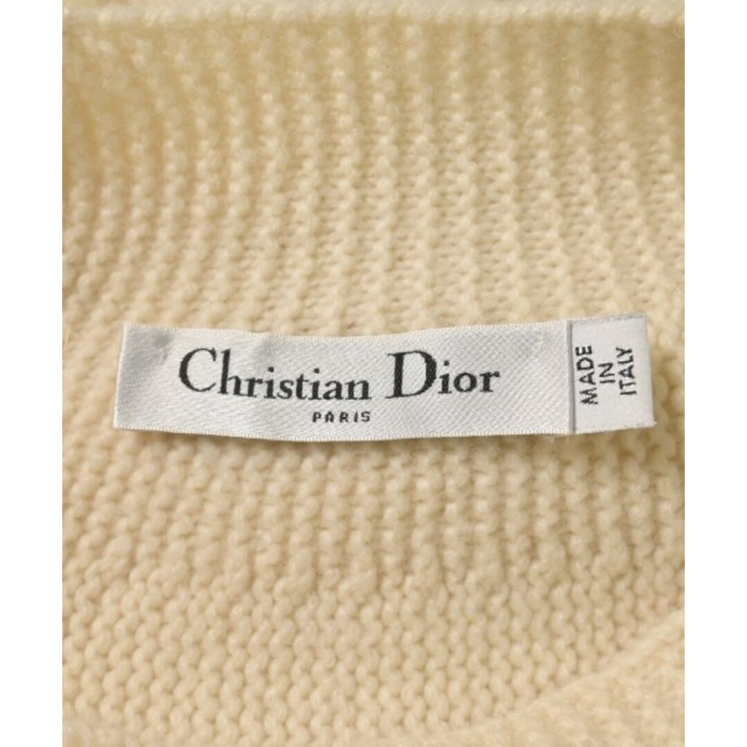 Christian Dior(クリスチャンディオール)のChristian Dior ニット・セーター 42(M位) アイボリー系 【古着】【中古】 レディースのトップス(ニット/セーター)の商品写真