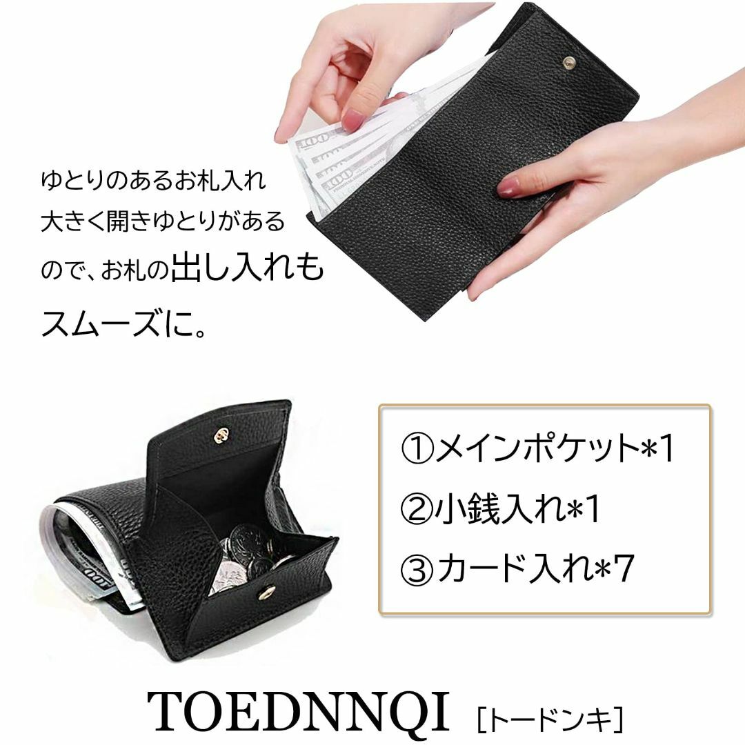 色:red3TOEDNNQI 財布 ミニ財布 レディース 小さい コンパクト レディースのバッグ(その他)の商品写真