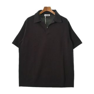 Jil Sander - JIL SANDER ジルサンダー ポロシャツ 44(S位) 茶 【古着】【中古】