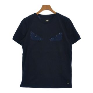 フェンディ(FENDI)のFENDI フェンディ Tシャツ・カットソー 46(M位) 紺 【古着】【中古】(Tシャツ/カットソー(半袖/袖なし))