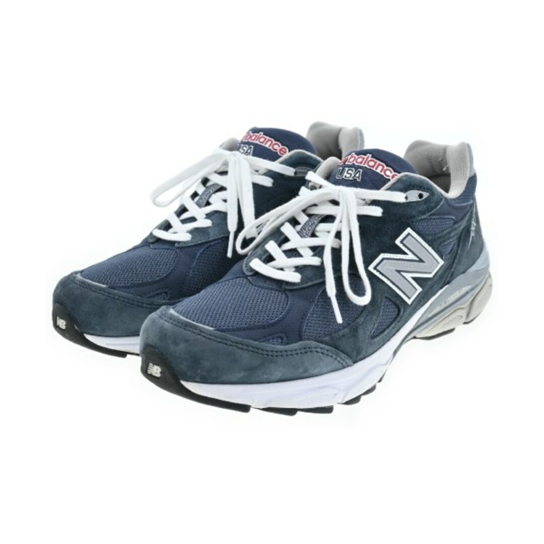 New Balance(ニューバランス)のNew Balance ニューバランス スニーカー 27.5cm 紺 【古着】【中古】 メンズの靴/シューズ(スニーカー)の商品写真