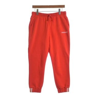 adidas - adidas アディダス スウェットパンツ OT(XL位) 赤 【古着】【中古】