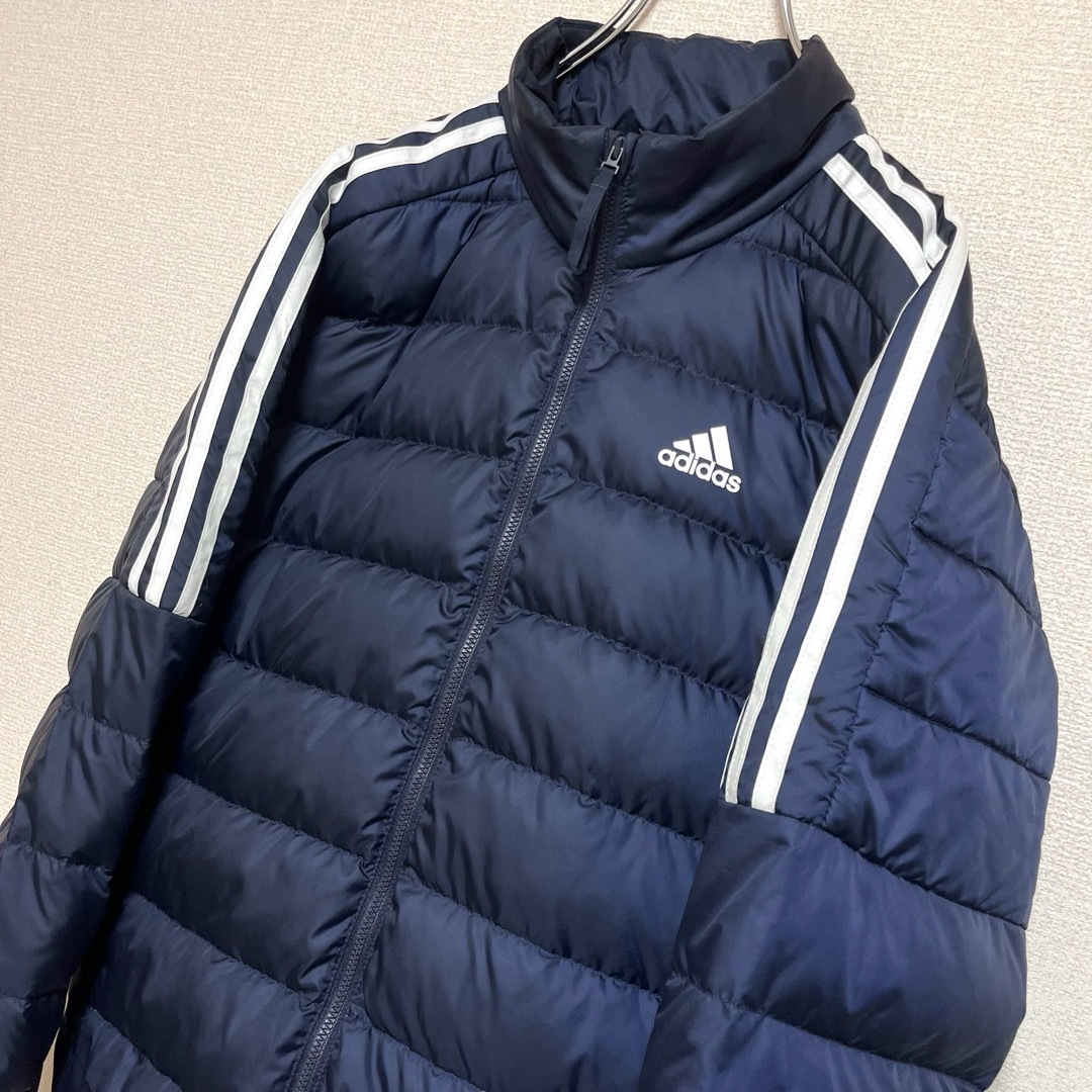 adidas(アディダス)の★adidas アディダス ダウンジャケット ネイビー パフォーマンスロゴ L メンズのジャケット/アウター(ダウンジャケット)の商品写真