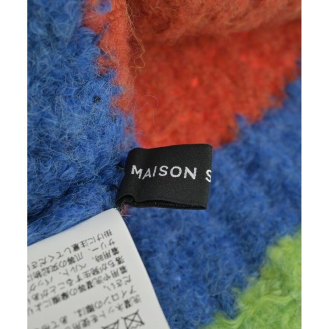 MAISON SPECIAL(メゾンスペシャル)のMAISON SPECIAL ハット F 青xオレンジx緑(ボーダー) 【古着】【中古】 レディースの帽子(ハット)の商品写真