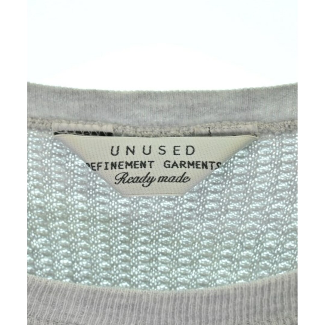 UNUSED(アンユーズド)のUNUSED アンユーズド Tシャツ・カットソー 1(S位) グレー 【古着】【中古】 メンズのトップス(Tシャツ/カットソー(半袖/袖なし))の商品写真