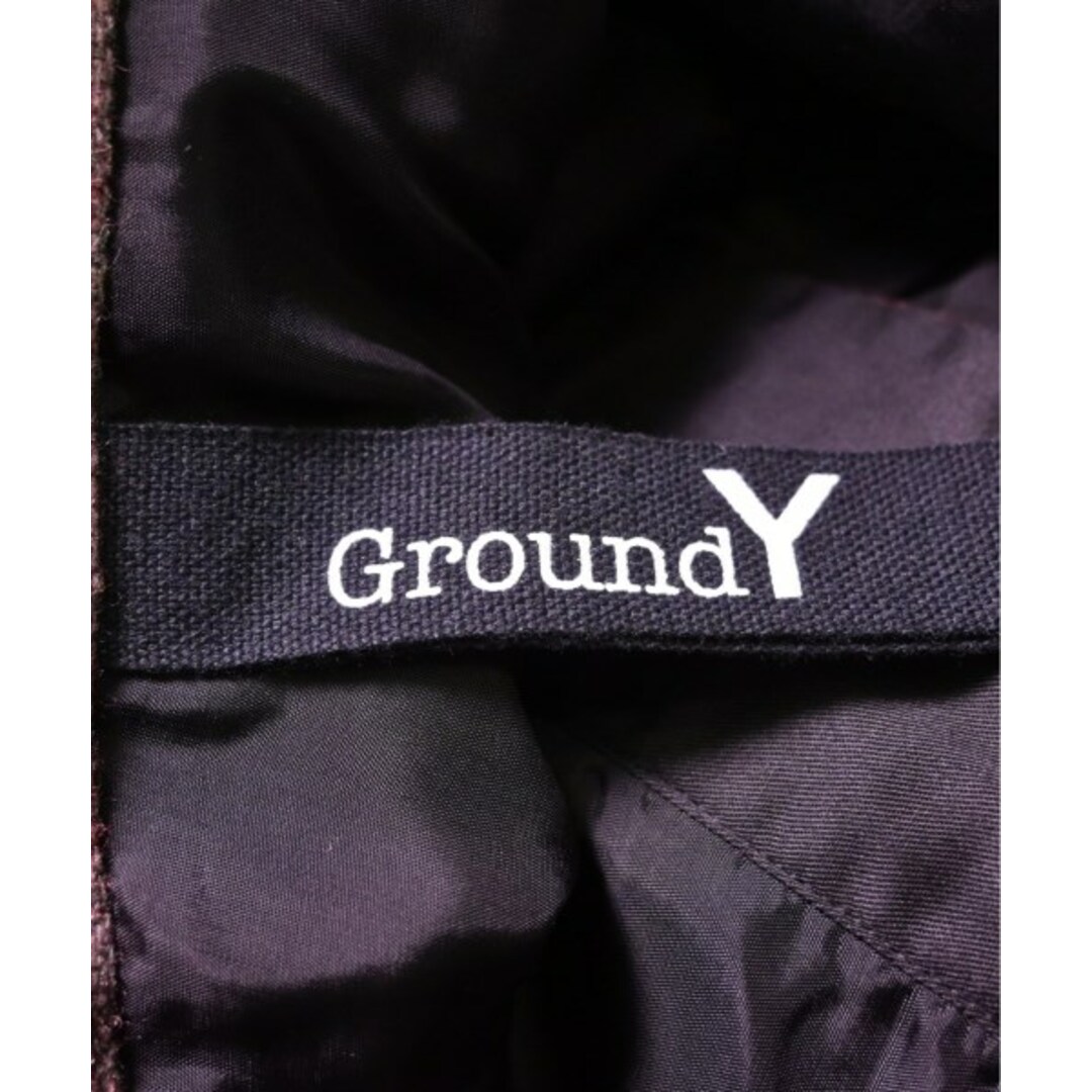 Ground Y(グラウンドワイ)のGround Y グラウンド　ワイ カーゴパンツ -(M位) エンジ 【古着】【中古】 メンズのパンツ(ワークパンツ/カーゴパンツ)の商品写真