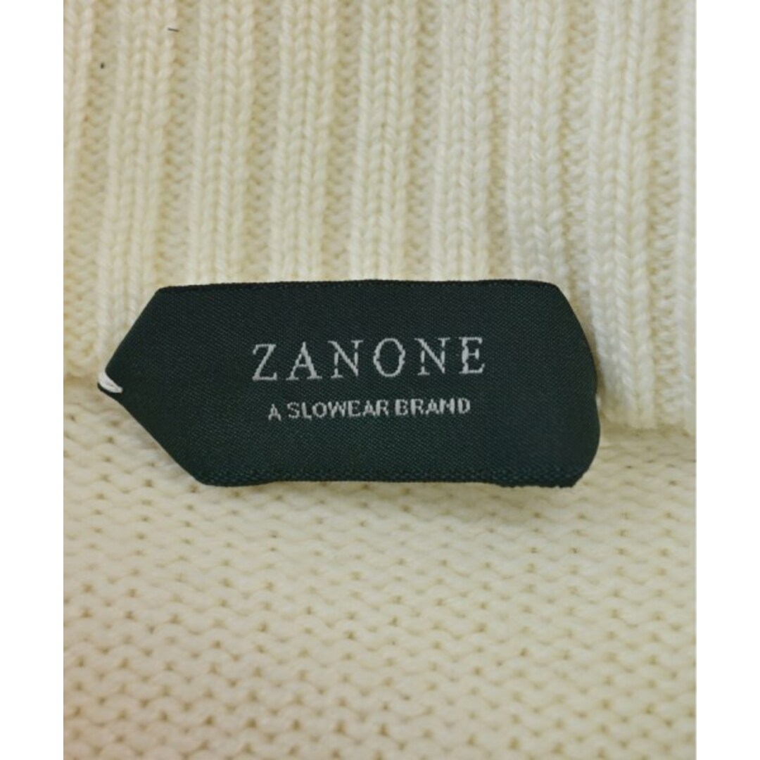 ZANONE(ザノーネ)のZANONE ザノーネ ニット・セーター 46(M位) アイボリー 【古着】【中古】 メンズのトップス(ニット/セーター)の商品写真