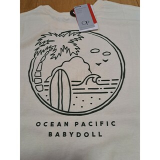 オーシャンパシフィック(OCEAN PACIFIC)のOCEAN PACIFICコラボベビードール BABYDOLL Tシャツ Sサイ(Tシャツ(半袖/袖なし))