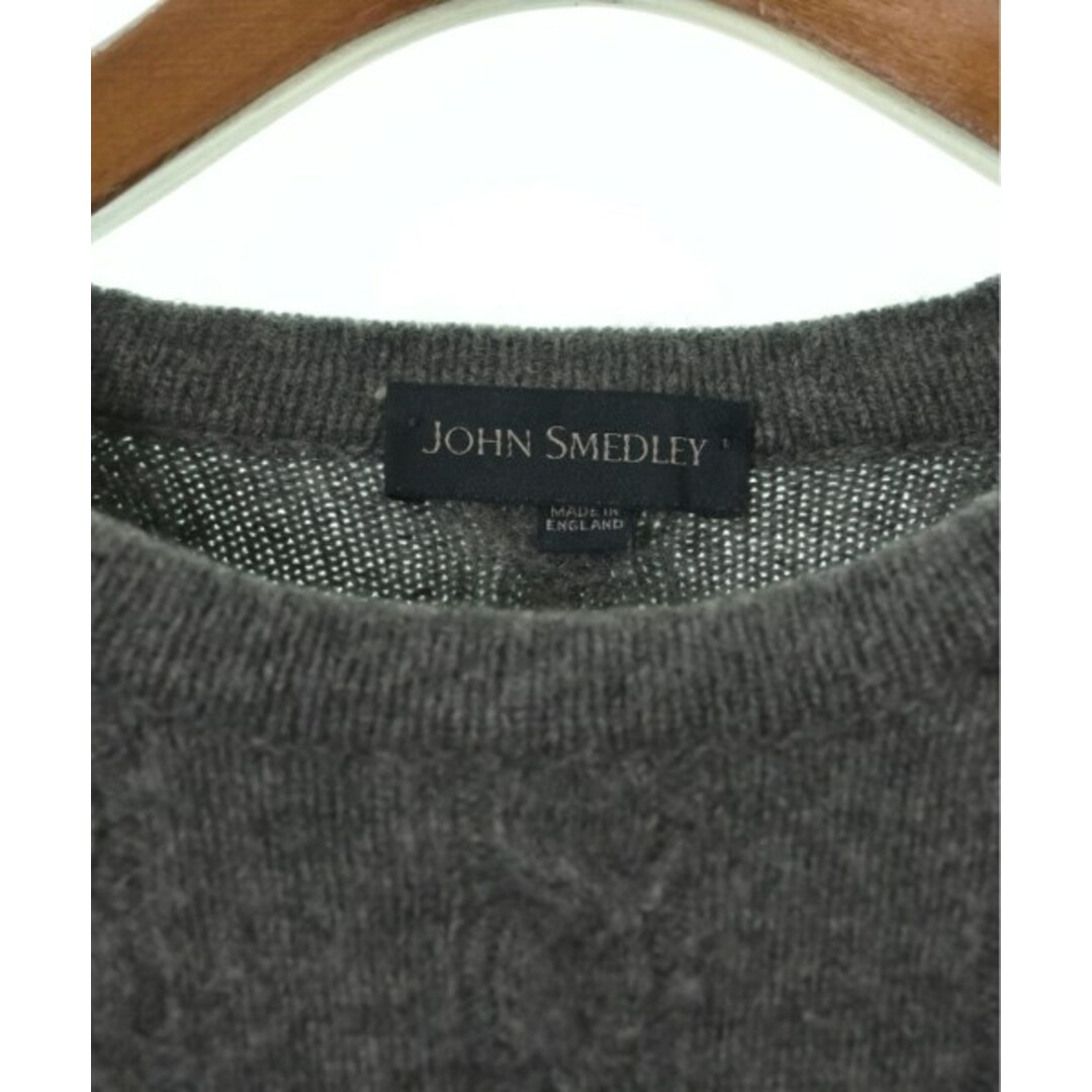 JOHN SMEDLEY(ジョンスメドレー)のJOHN SMEDLEY ジョンスメドレー ニット・セーター M グレー 【古着】【中古】 メンズのトップス(ニット/セーター)の商品写真