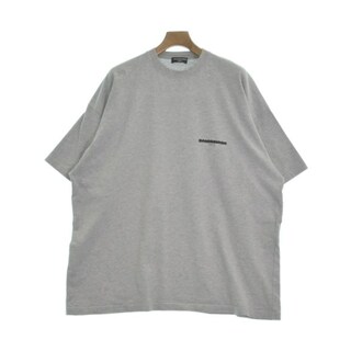 バレンシアガ(Balenciaga)のBALENCIAGA バレンシアガ Tシャツ・カットソー 3(L位) グレー 【古着】【中古】(Tシャツ/カットソー(半袖/袖なし))