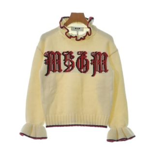 MSGM - MSGM エムエスジーエム ニット・セーター XS 白 【古着】【中古】