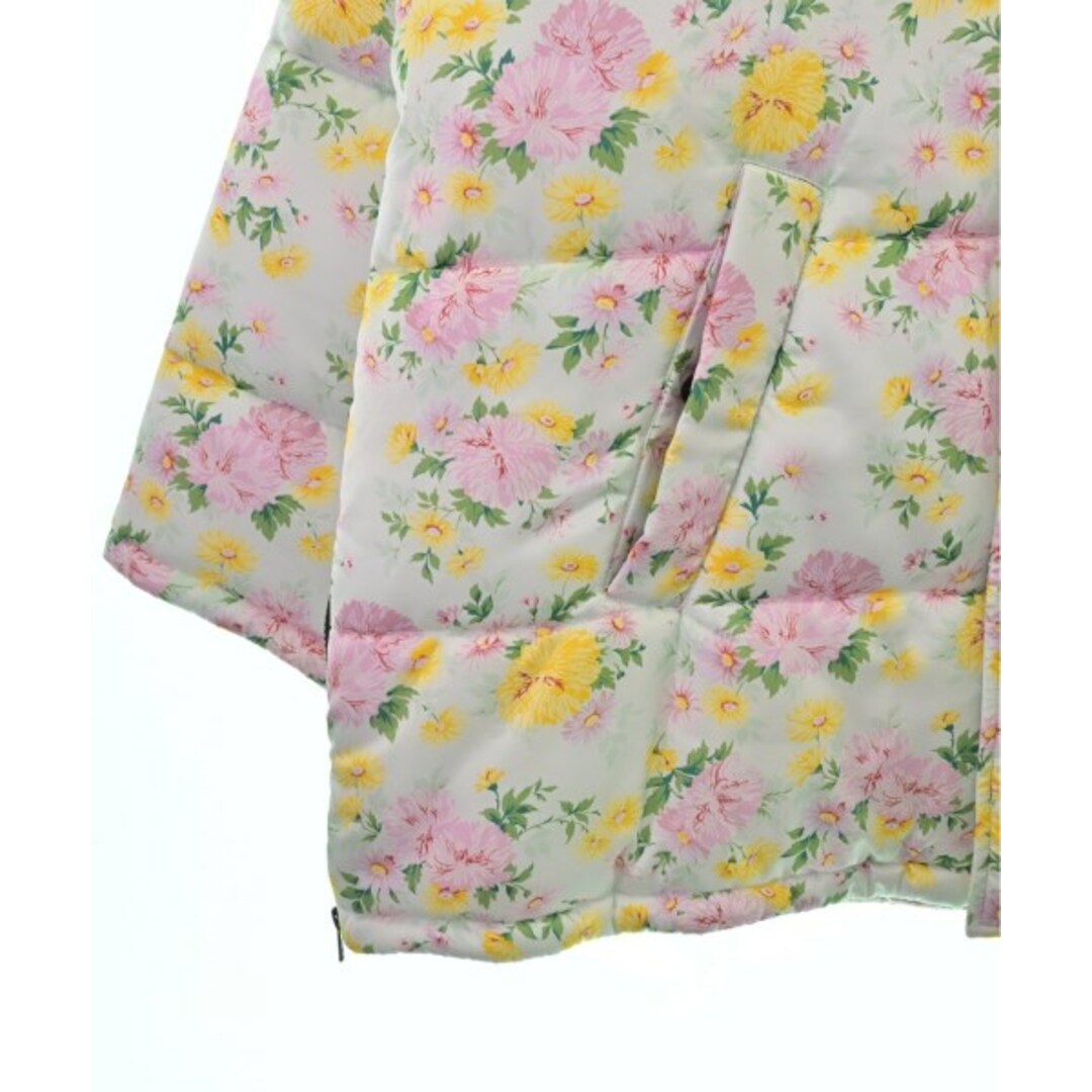 BALENCIAGA ダウンコート 36(XS位) 白系xピンクx黄等(花柄 BALENCIAGA ダウンコート 36(XS位) 白系xピンクx黄等(花柄