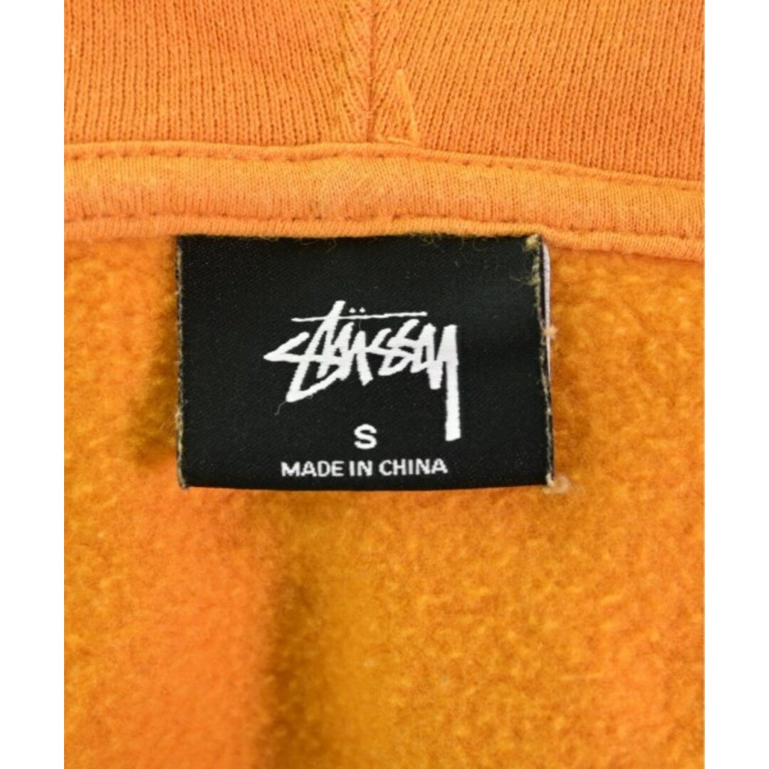 STUSSY(ステューシー)のSTUSSY ステューシー パーカー S オレンジ 【古着】【中古】 メンズのトップス(パーカー)の商品写真